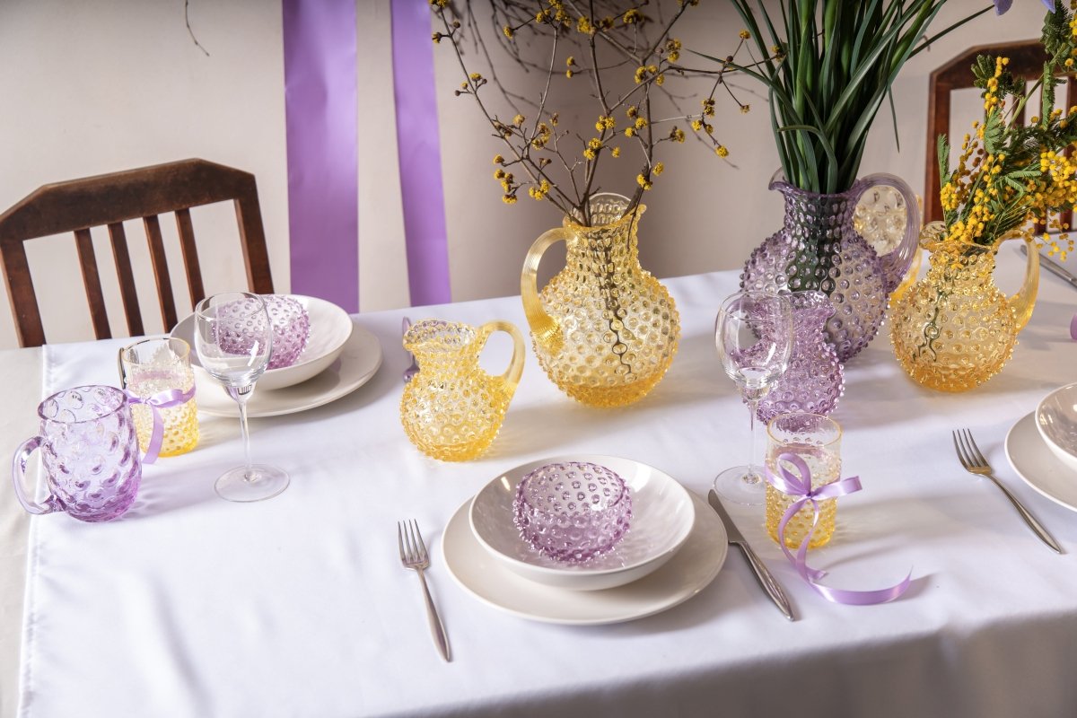 Lilac Hobnail Bowl Small - KLIMCHI