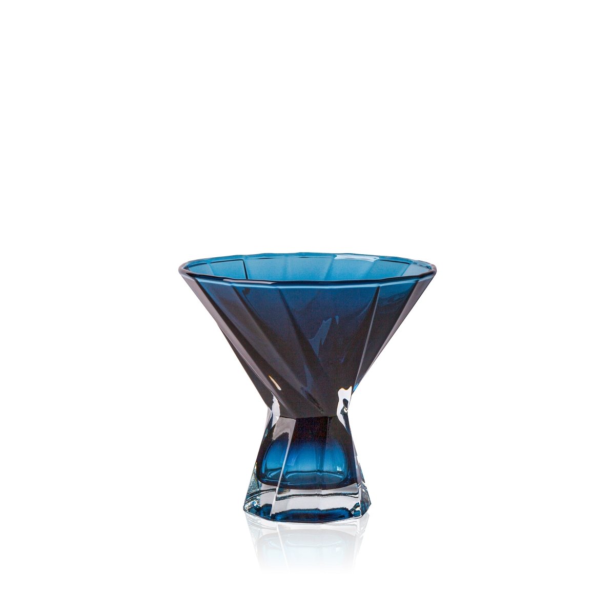 Ghost Martini Glass Underlay Blue Smoke (set of 2) - KLIMCHI