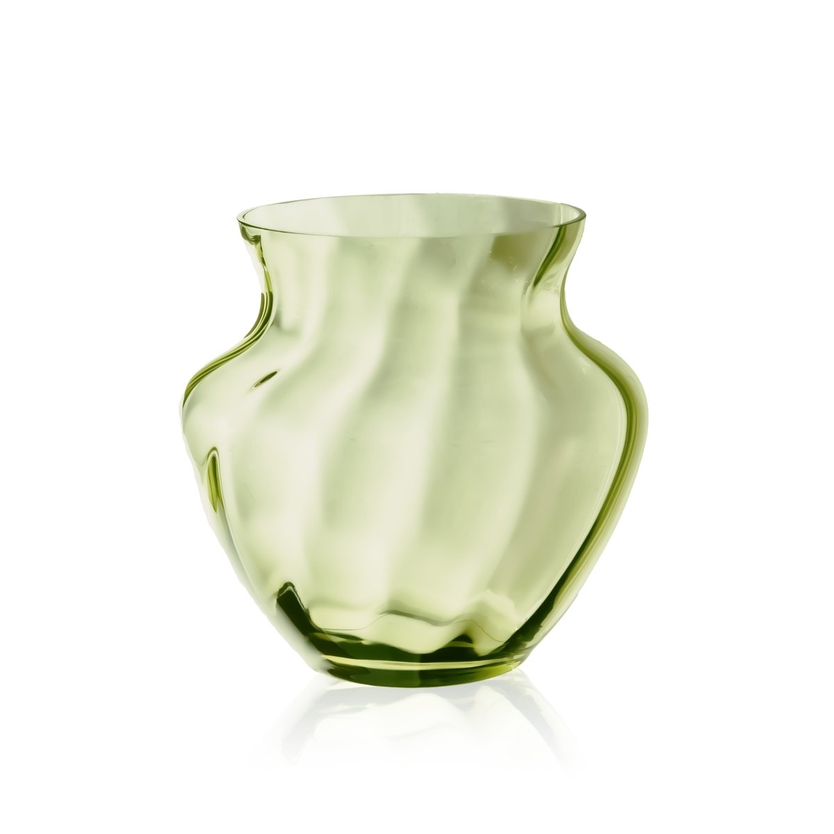 Olive Green Marika Medium Vase - KLIMCHI