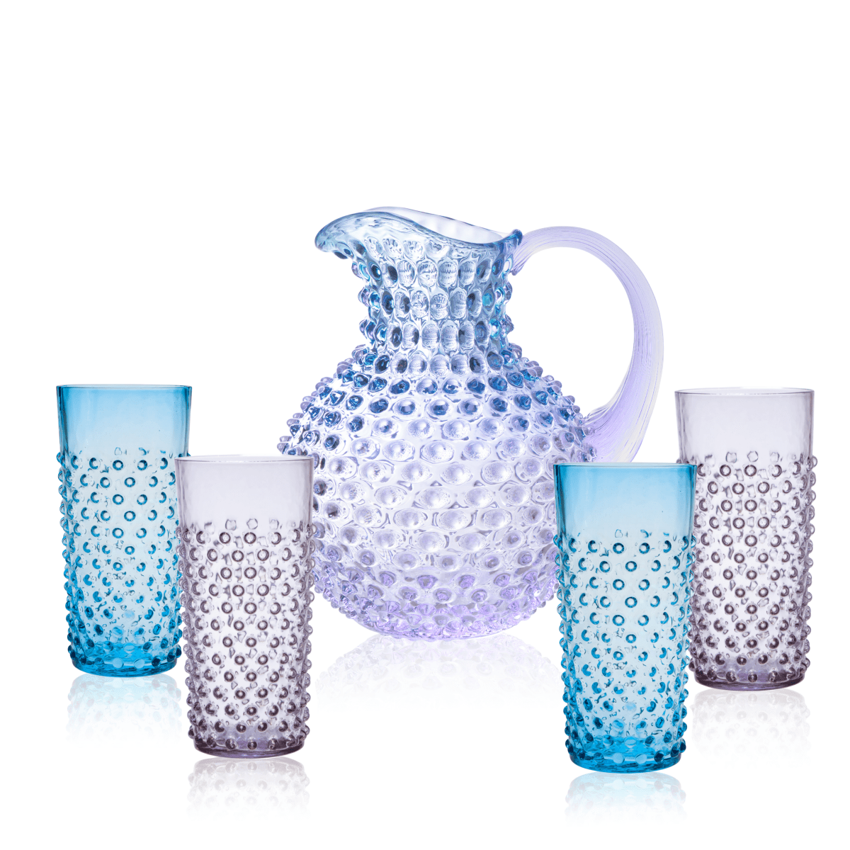 Set of Galaxy Hobnail Jug with Tall Tumblers - KLIMCHI