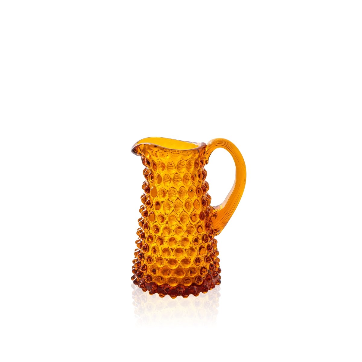 Amber Hobnail Mini Pitcher - KLIMCHI