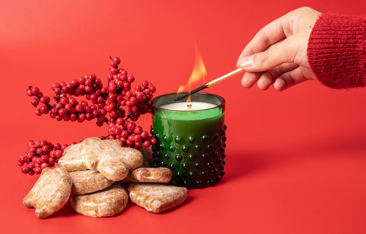 Hobnail Candle Christmas - KLIMCHI