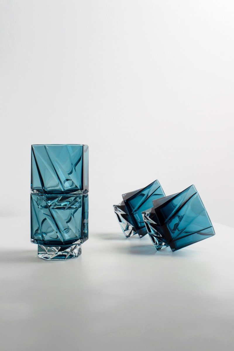 Ghost Tumbler Underlay Blue Smoke (set of 2) - KLIMCHI