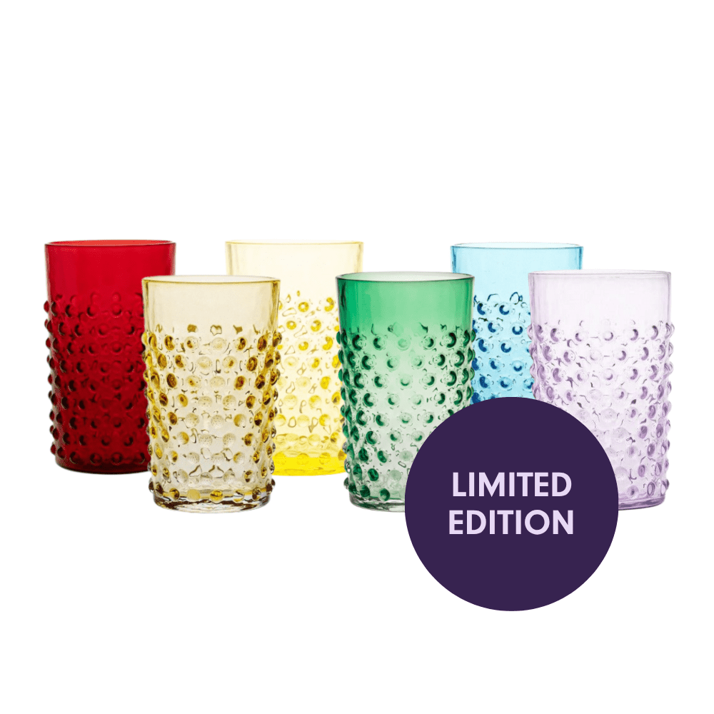 Rainbow box of Hobnail Tumblers - KLIMCHI