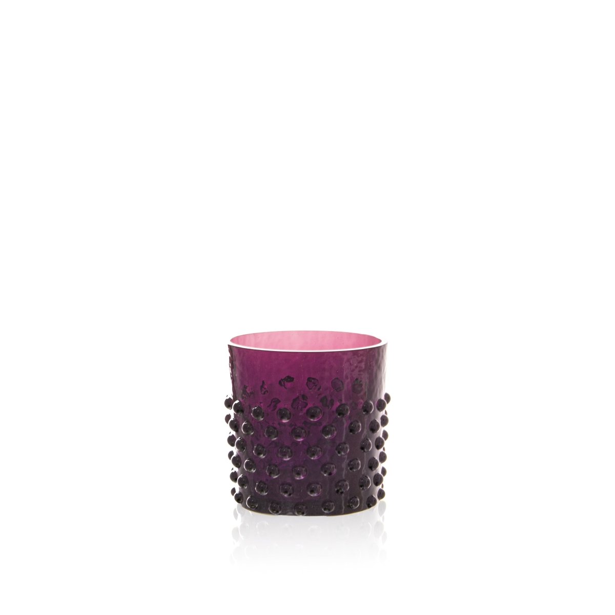 Violet Hobnail Whiskey Glasses - KLIMCHI