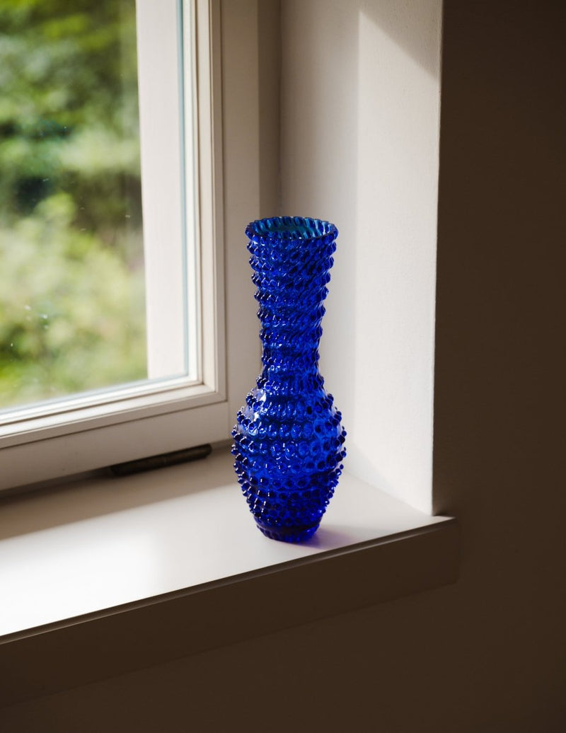 Electric Blue Fugu Vase - KLIMCHI