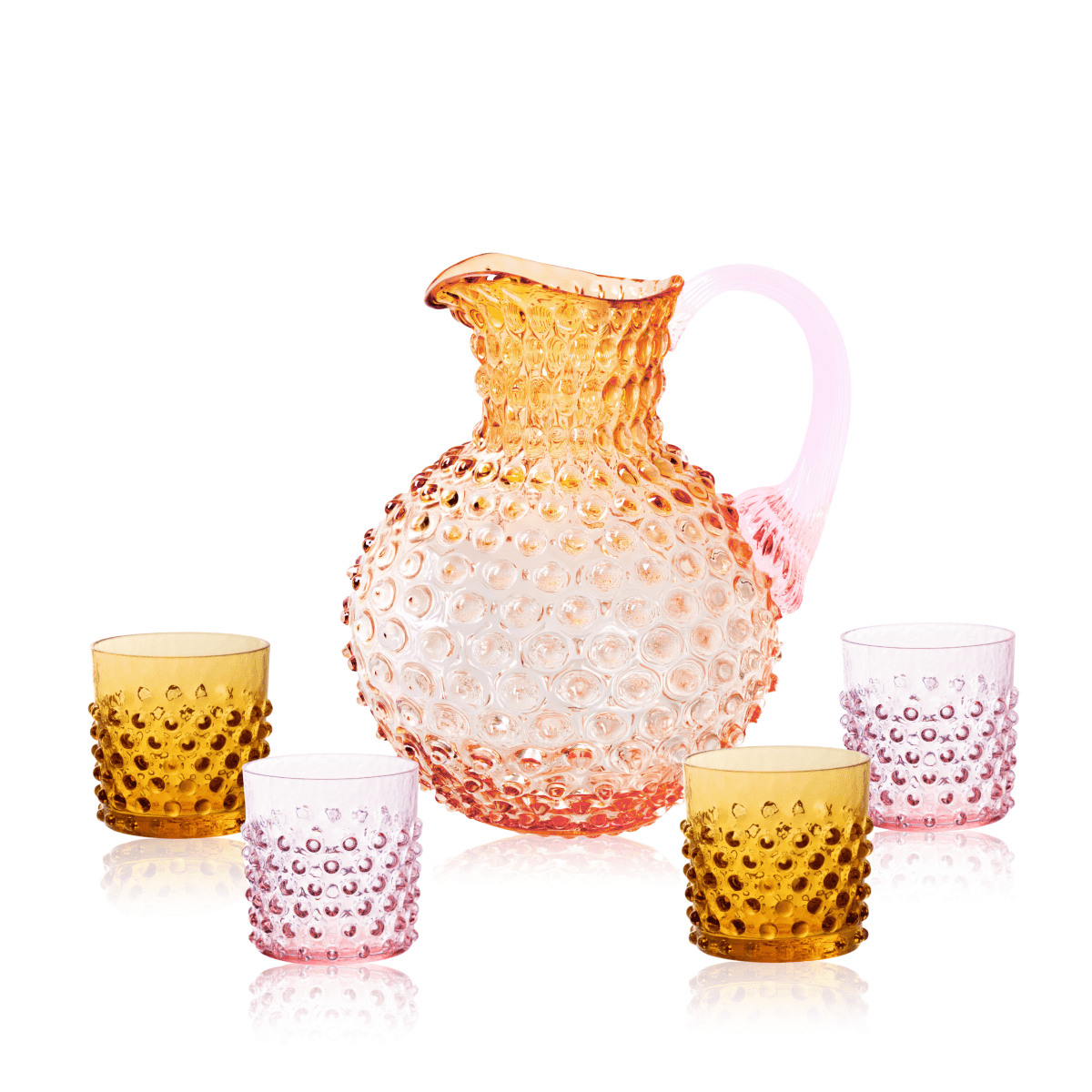 Set of Sunrise Jug with Whiskey Glasses - KLIMCHI