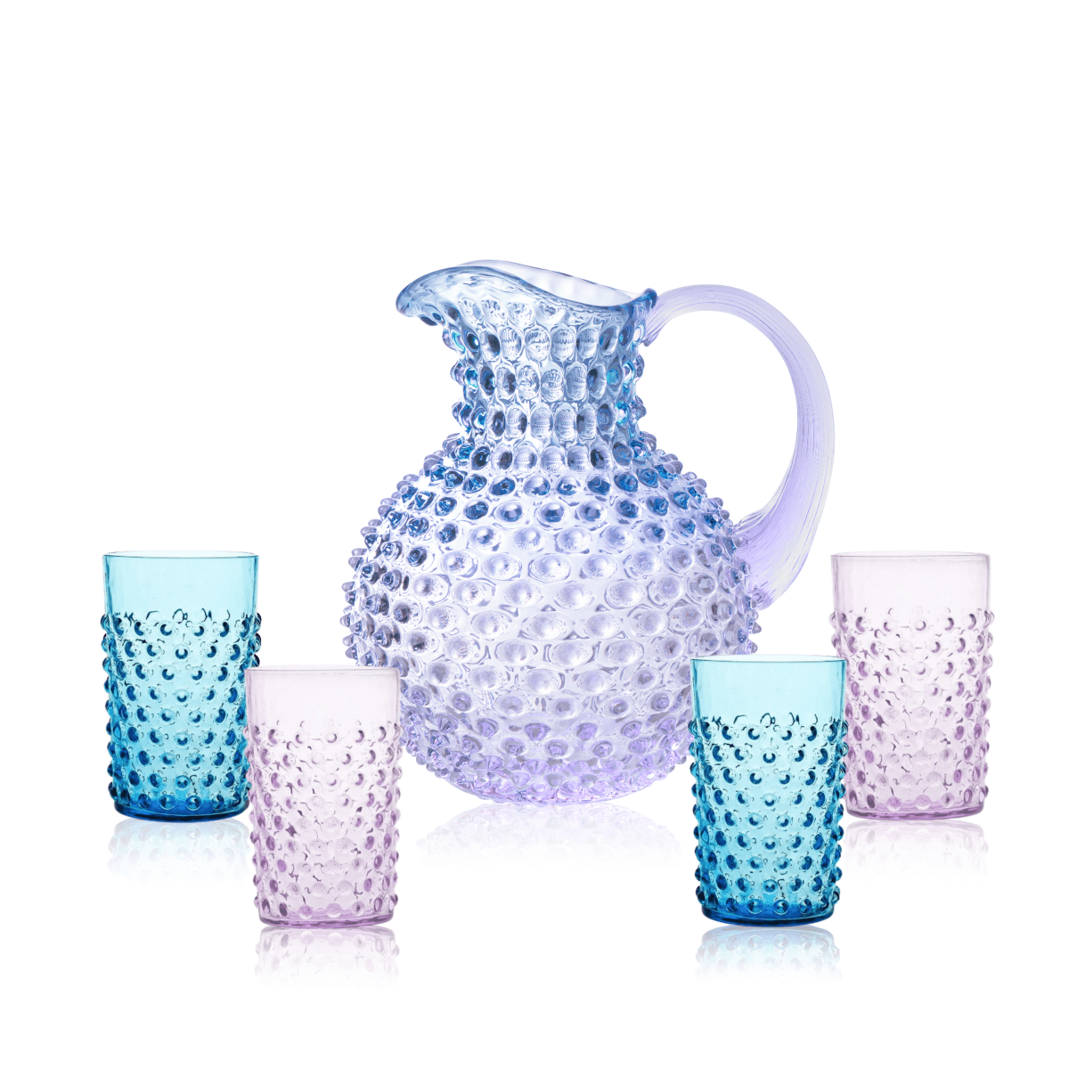 Set of Galaxy Hobnail Jug and Tumblers - KLIMCHI