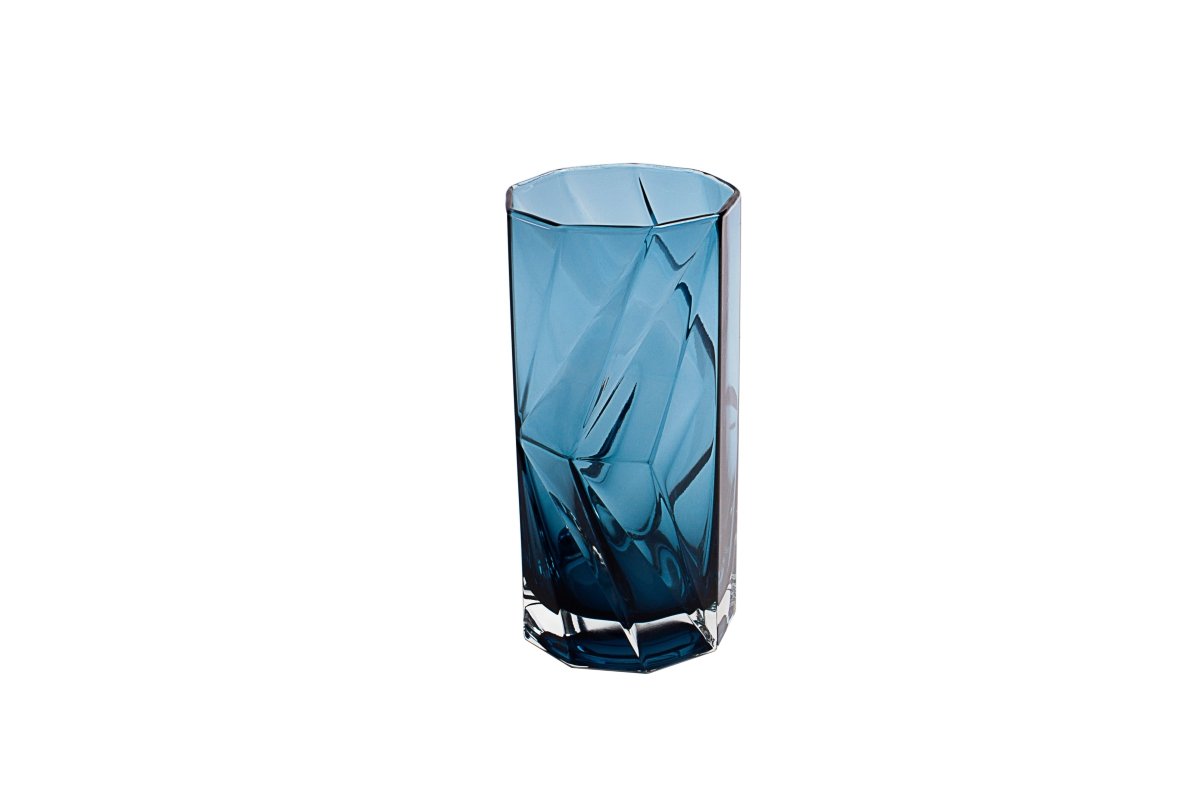 Ghost Highball Glass Underlay Blue Smoke (set of 2) - KLIMCHI