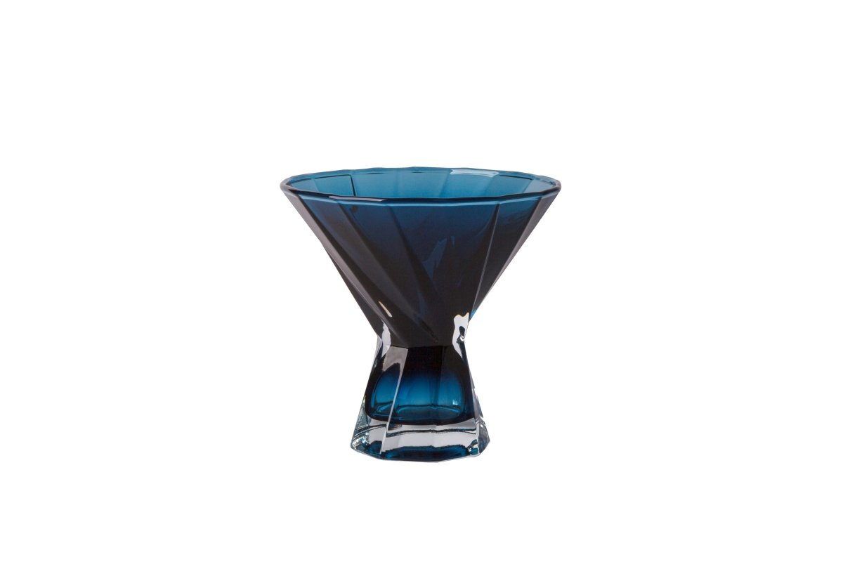 Ghost Martini Glass Underlay Blue Smoke (set of 2) - KLIMCHI