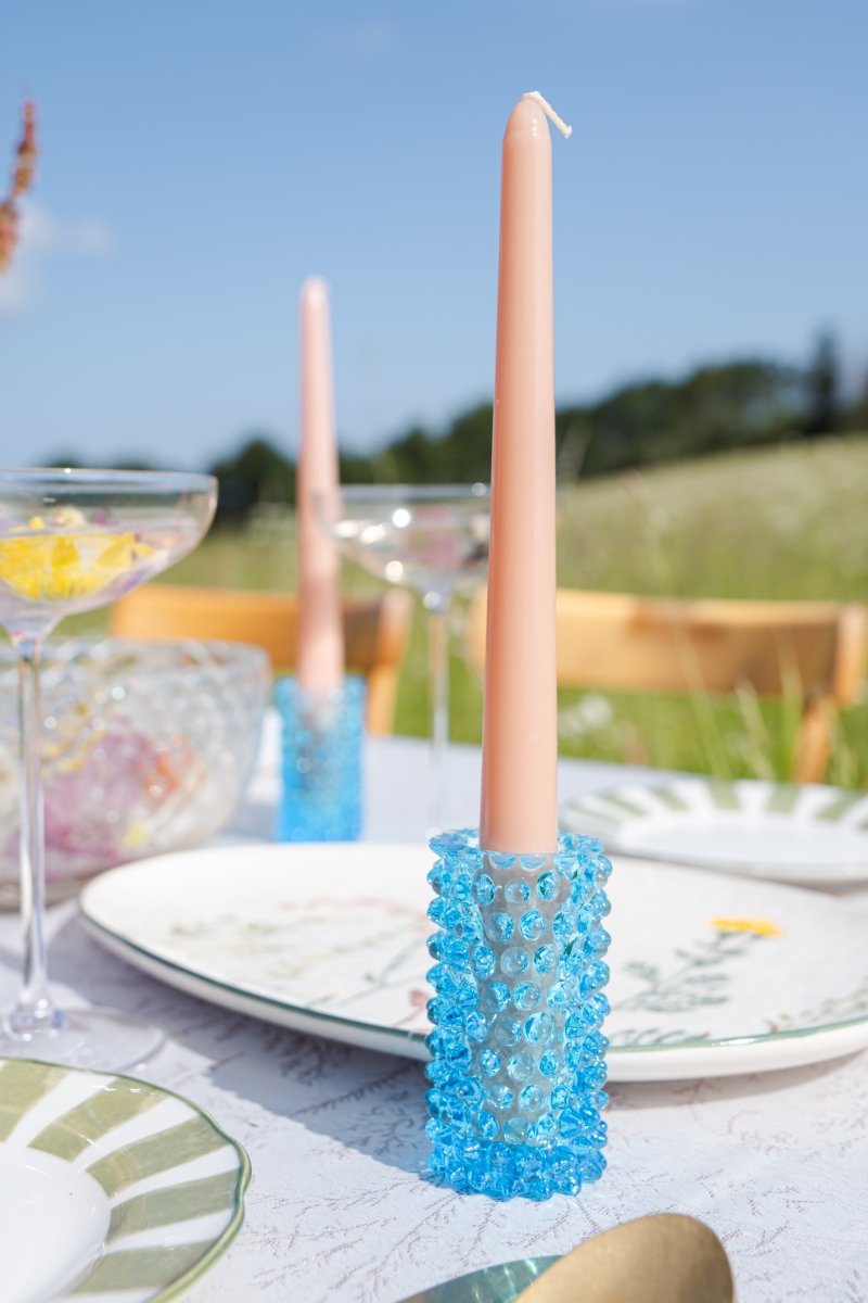 Azure Hobnail Bud Vase - KLIMCHI