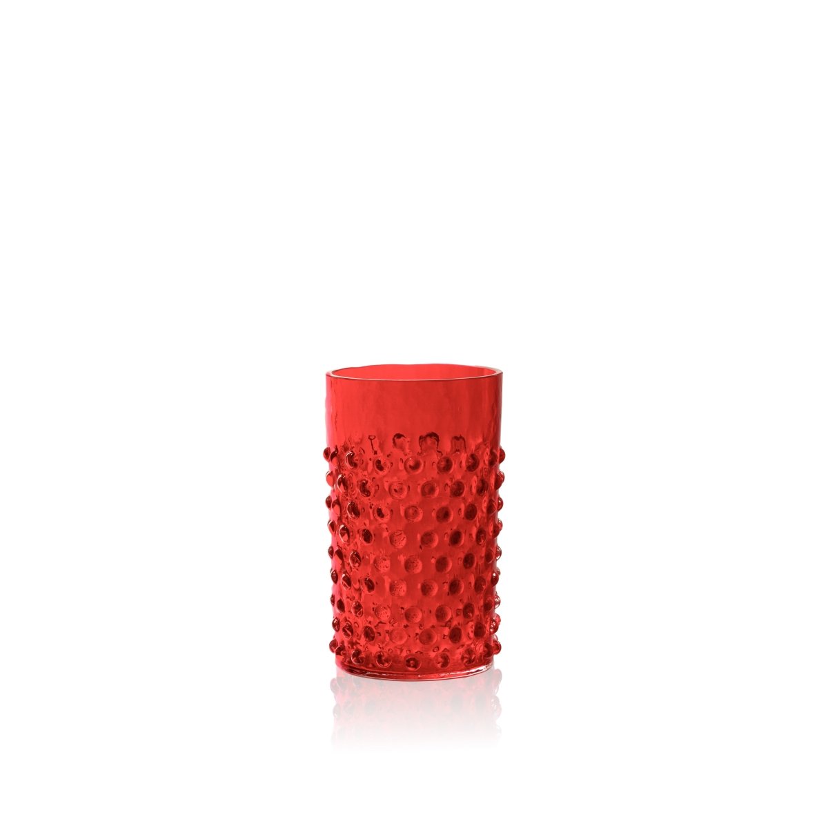 Underlay Garnet Hobnail Tumblers - KLIMCHI