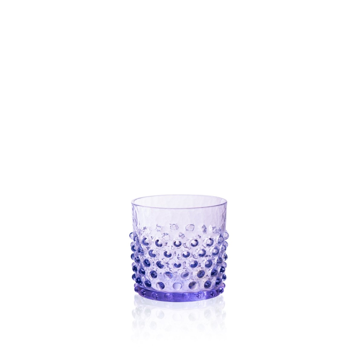 Lavender Hobnail Whiskey Glasses - KLIMCHI