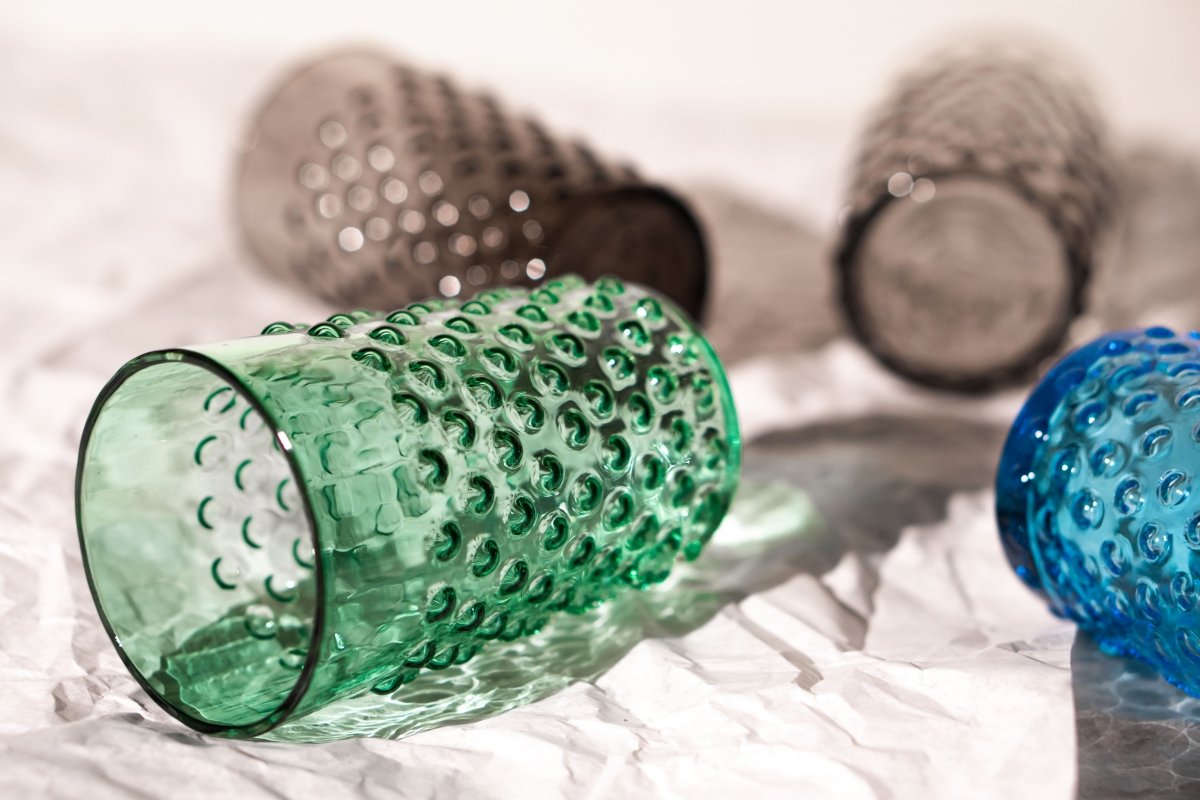 Underlay Dark Green Hobnail Tumblers - KLIMCHI