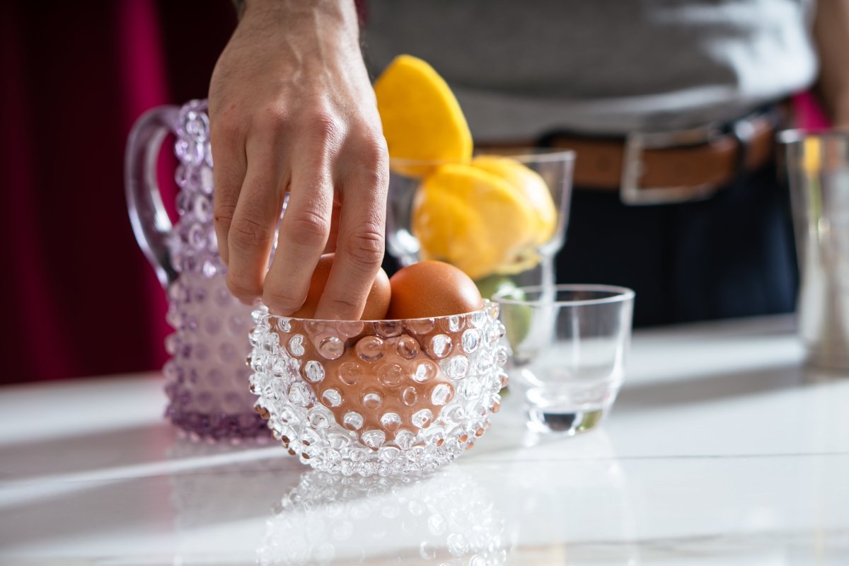 Crystal Hobnail Bowl Small - KLIMCHI