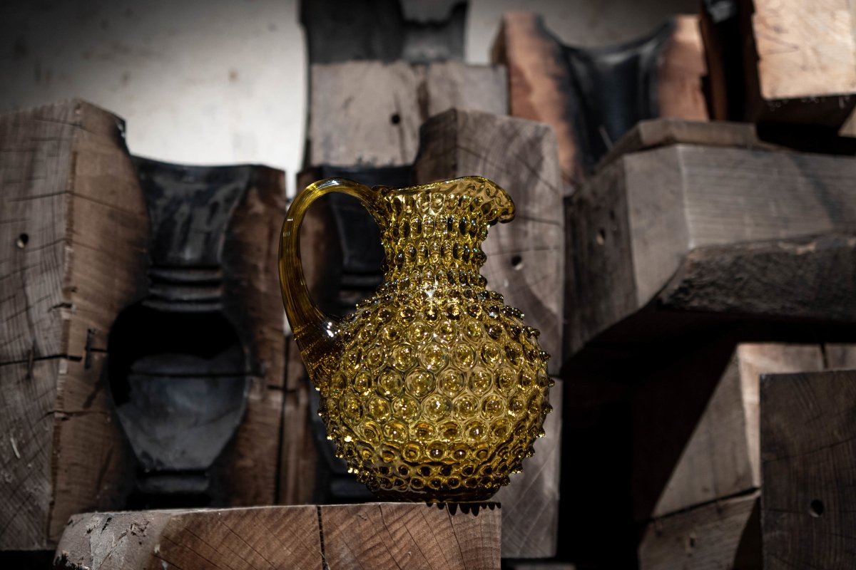 Bonsai Green Hobnail Jug - KLIMCHI