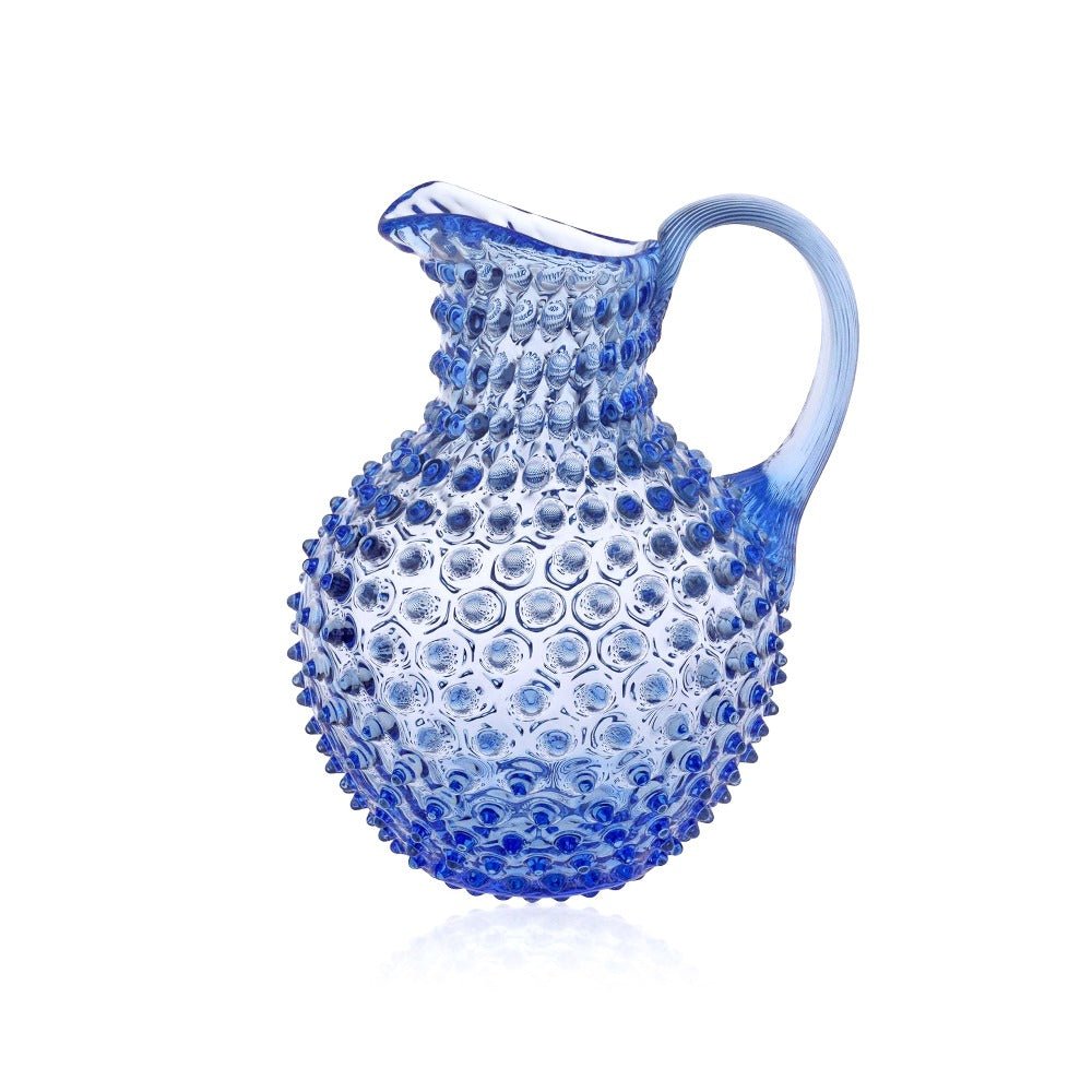 Light Blue Hobnail Jug