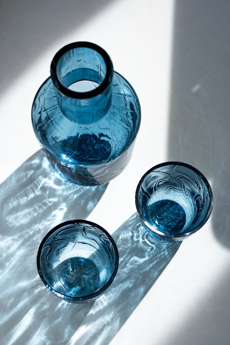 Crust Carafe in Underlay Blue Smoke - KLIMCHI