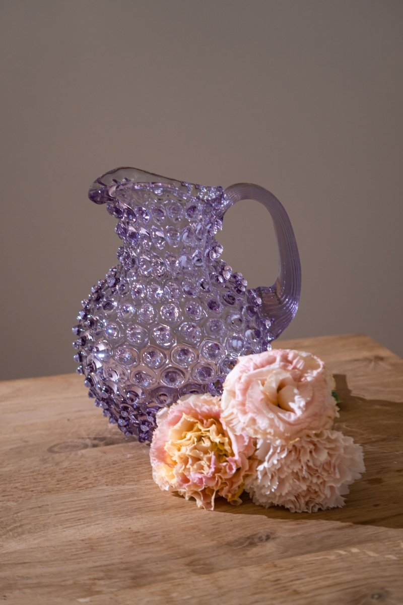 Lilac Hobnail Jug Small - KLIMCHI