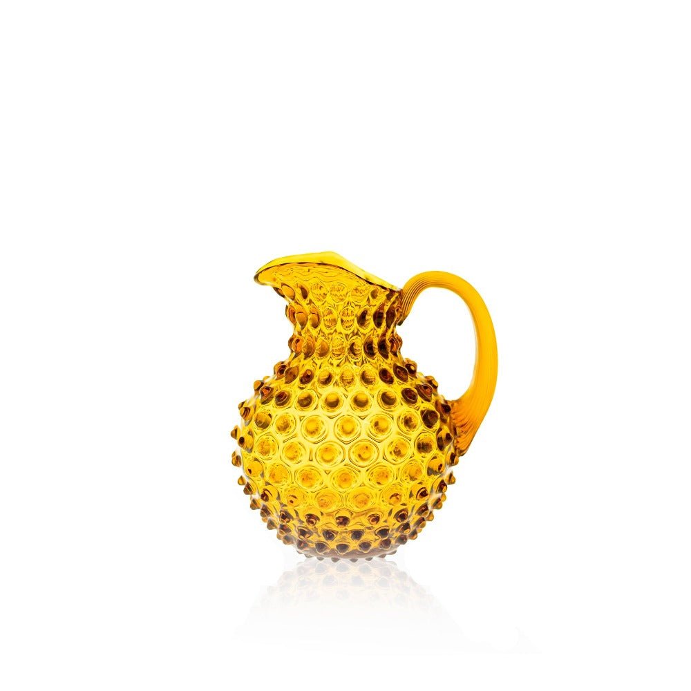 Amber Hobnail Jug Small - KLIMCHI