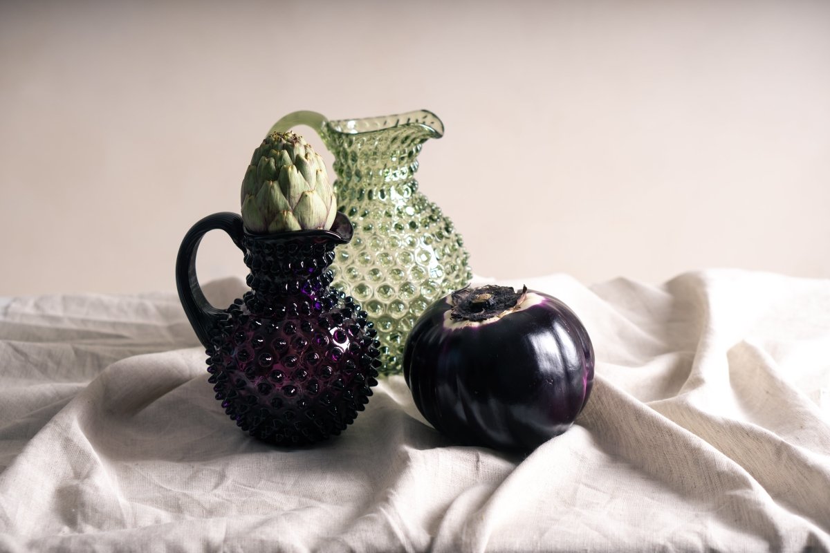 Violet Hobnail Jug Small - KLIMCHI