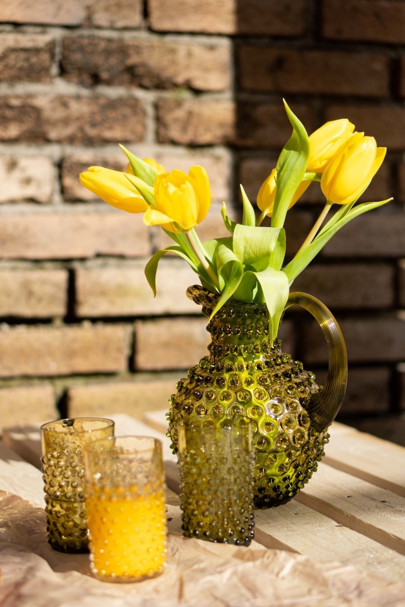 Bonsai Green Hobnail Jug - KLIMCHI