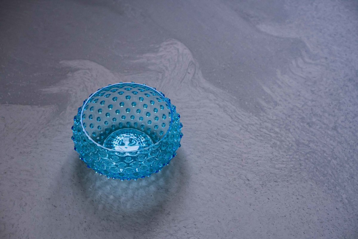 Azure Hobnail Bowl - KLIMCHI