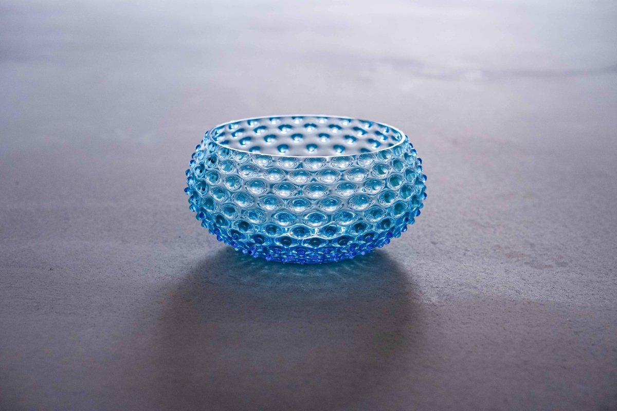 Azure Hobnail Bowl - KLIMCHI