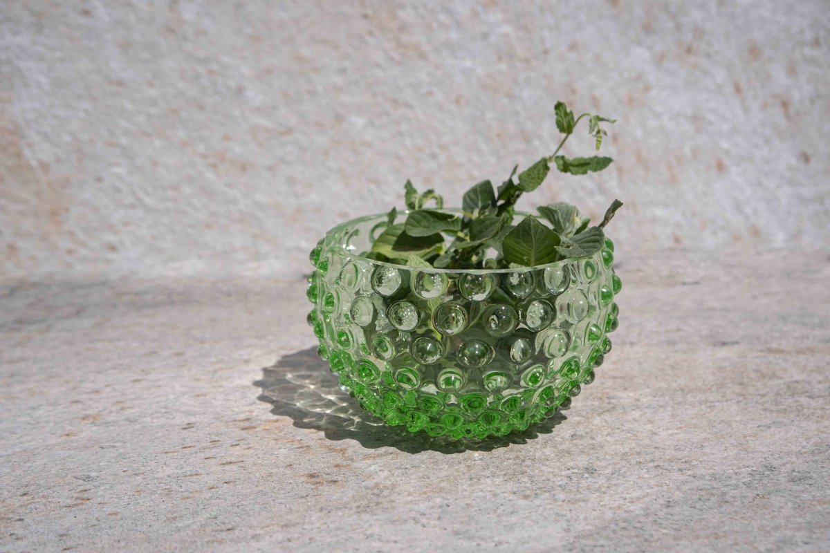 Light Green Hobnail Bowl Small - KLIMCHI