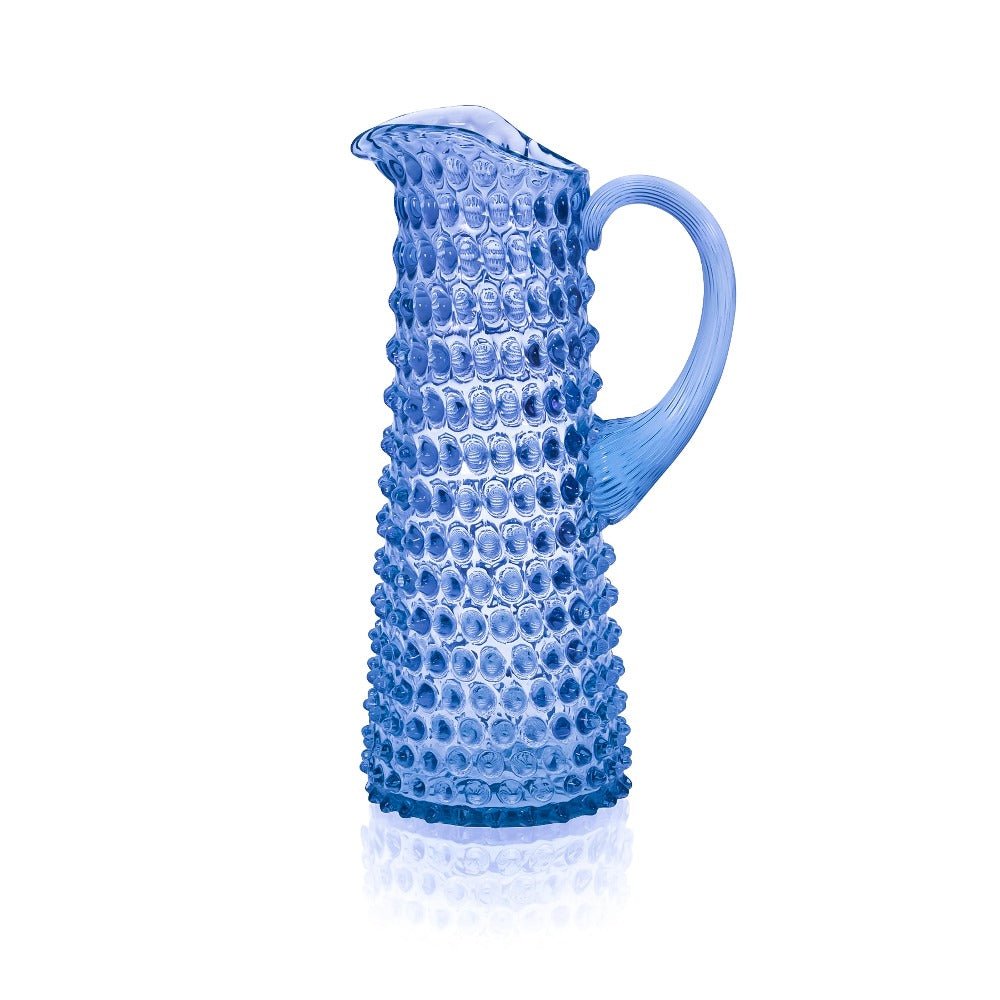 Light Blue Hobnail Jug Tall - KLIMCHI