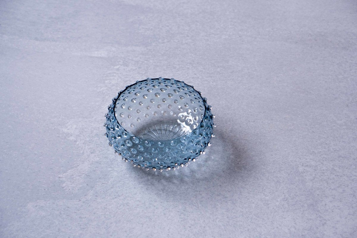 Underlay Blue Smoke Hobnail Bowl - KLIMCHI