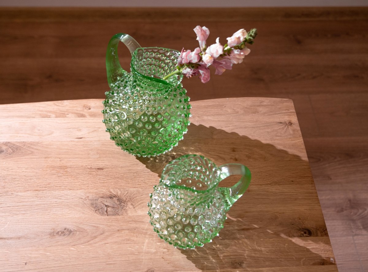 Light Green Hobnail Jug Small - KLIMCHI