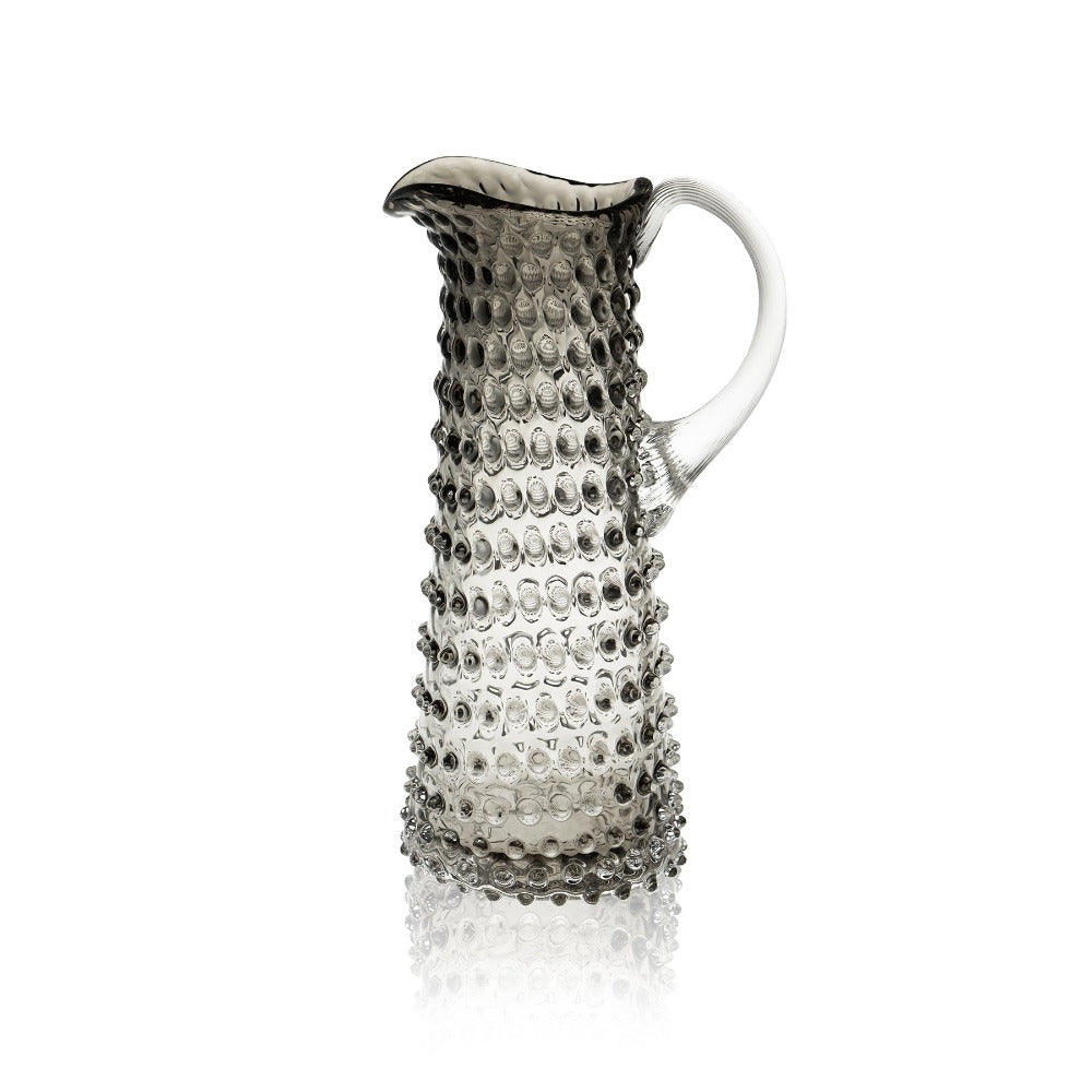 Underlay Black Smoke Hobnail Jug Tall - KLIMCHI