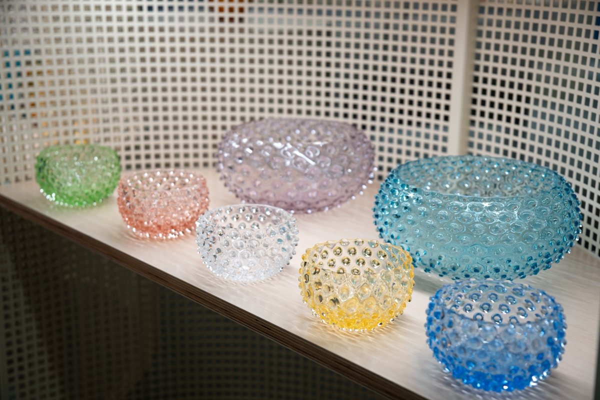 Underlay Aquamarine Hobnail Bowl - KLIMCHI