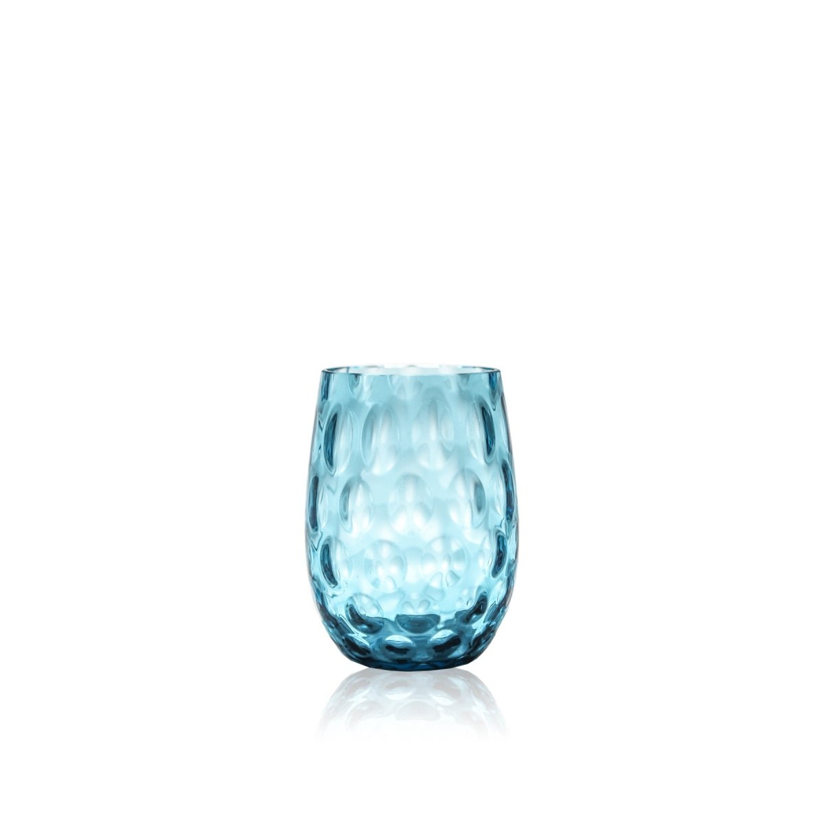 Aquamarine Round Kugel Tumblers - KLIMCHI