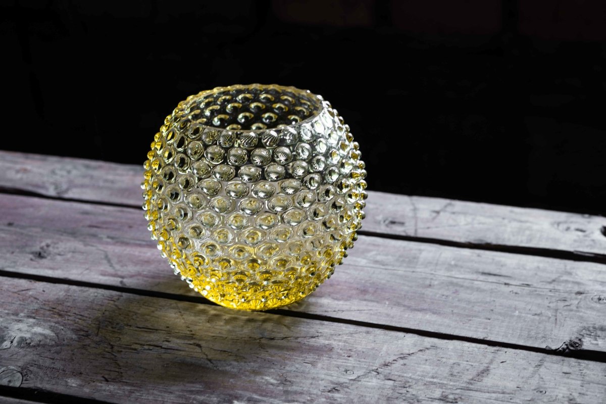 Citrine Hobnail Vase - KLIMCHI