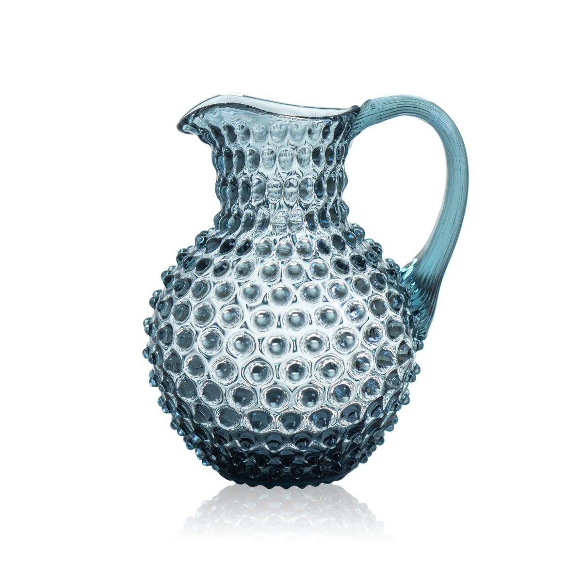 Misty Blue Hobnail Jug - KLIMCHI