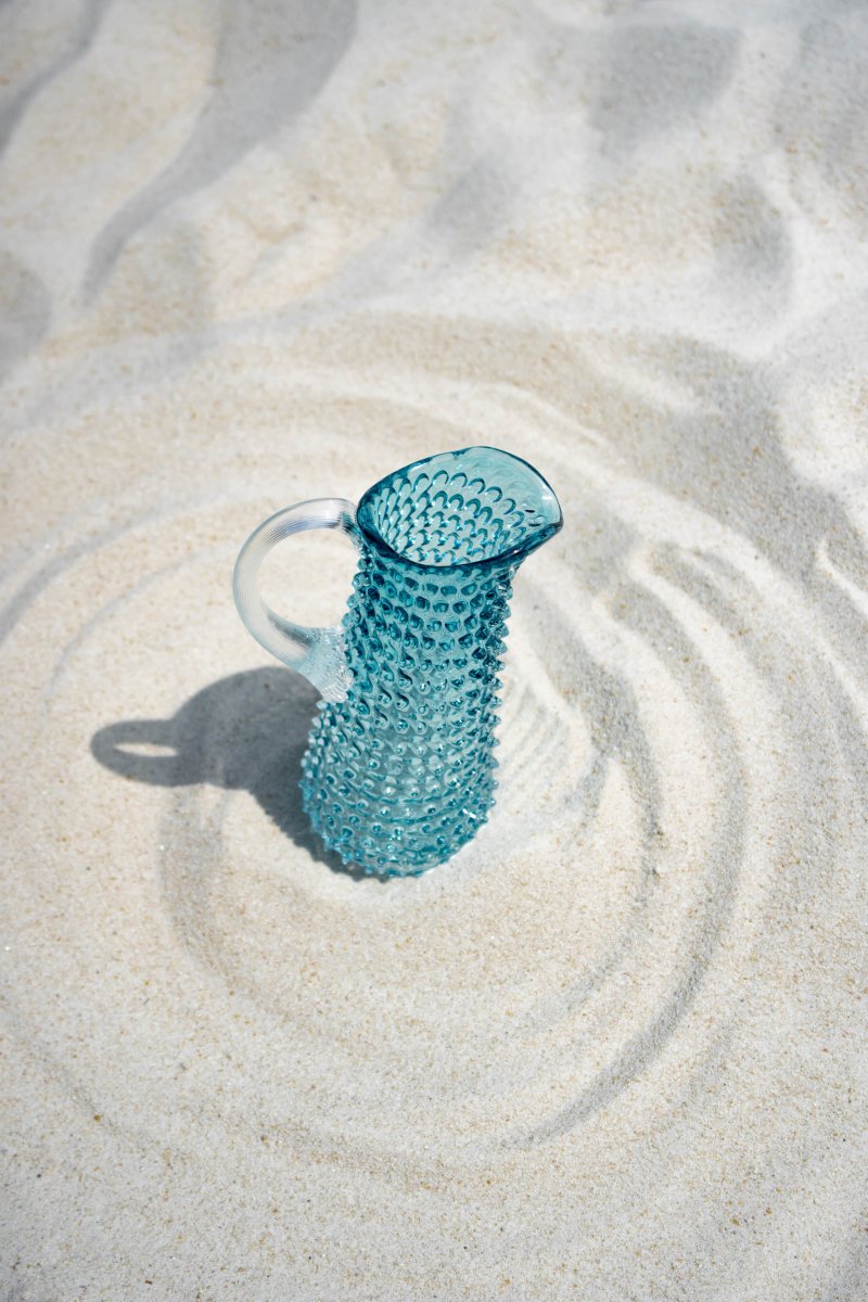 Underlay Aquamarine Hobnail Jug Tall - KLIMCHI