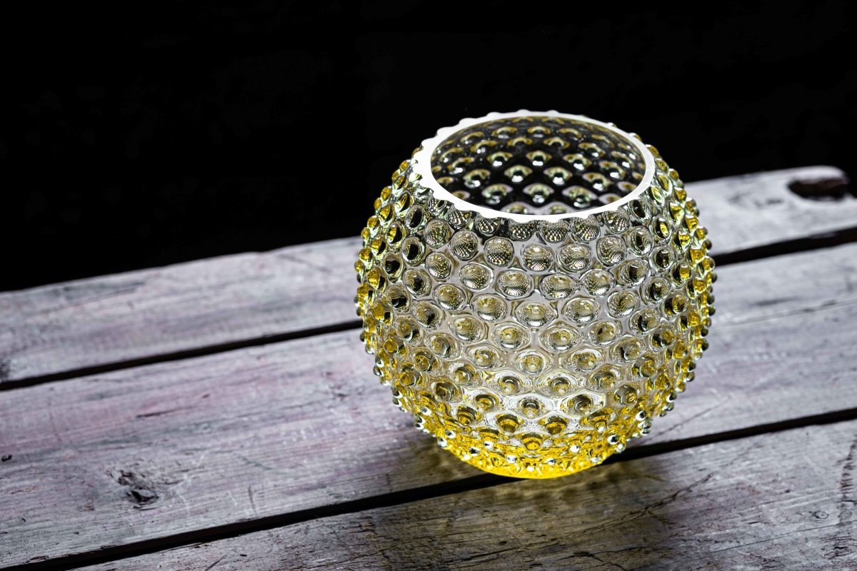 Citrine Hobnail Vase - KLIMCHI