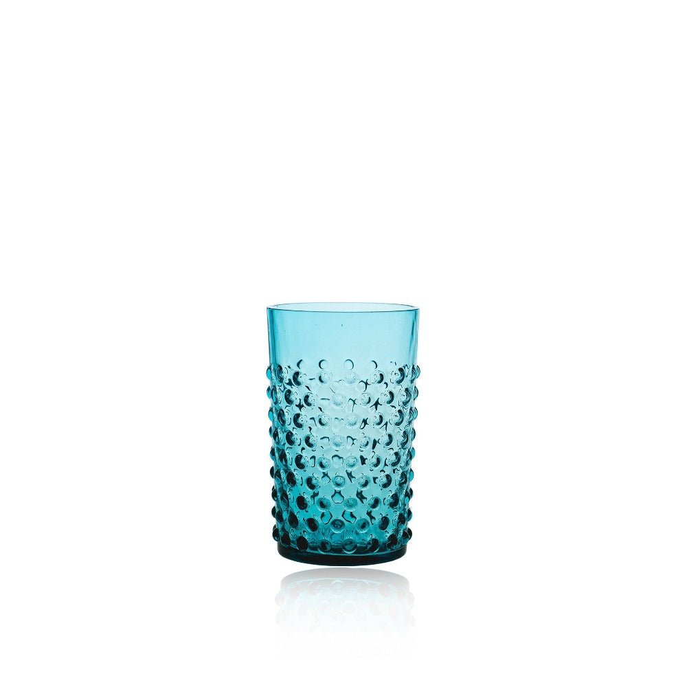 Aquamarine Hobnail Tumblers - KLIMCHI