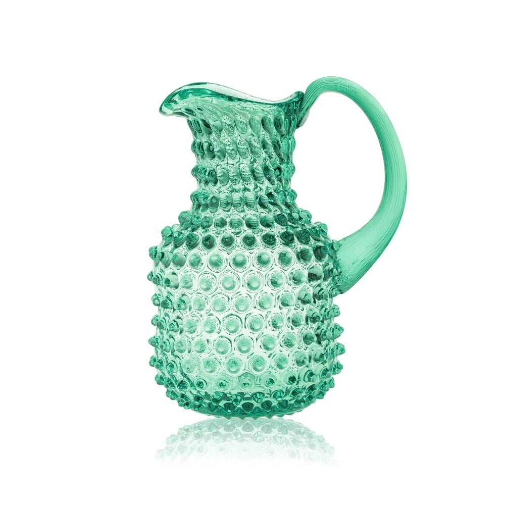 Beryl Hobnail Square Jug - KLIMCHI