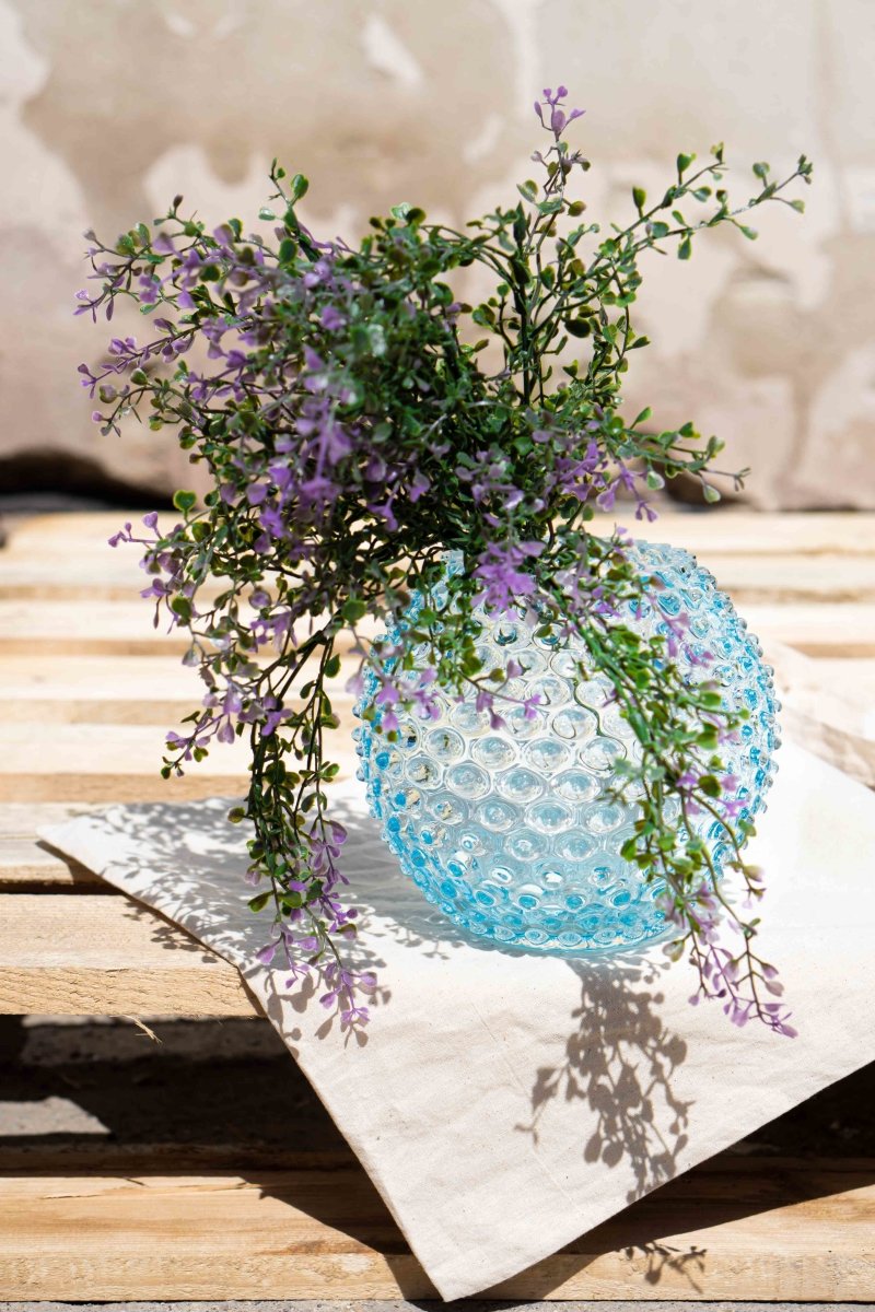 Underlay Azure Hobnail Vase - KLIMCHI