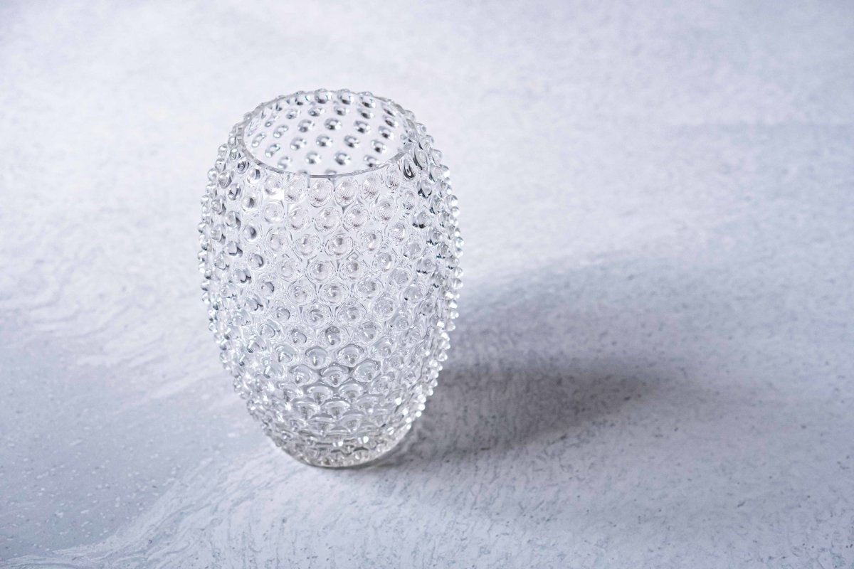 Crystal Egg Hobnail Vase - KLIMCHI