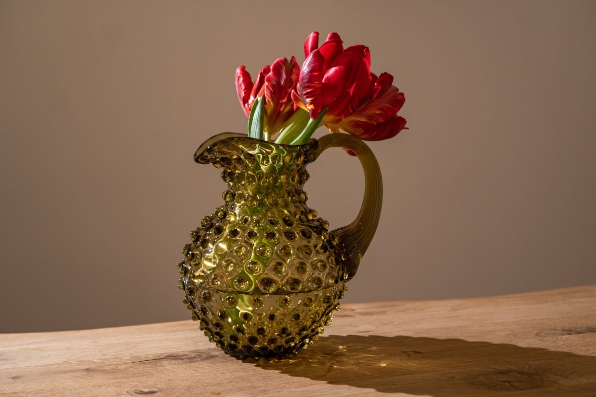 Bonsai Green Hobnail Jug Small - KLIMCHI