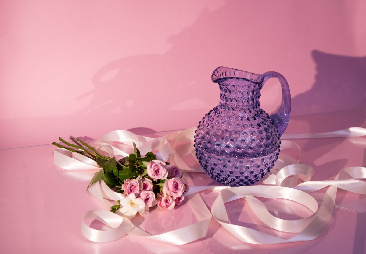 Lavender Hobnail Jug - KLIMCHI