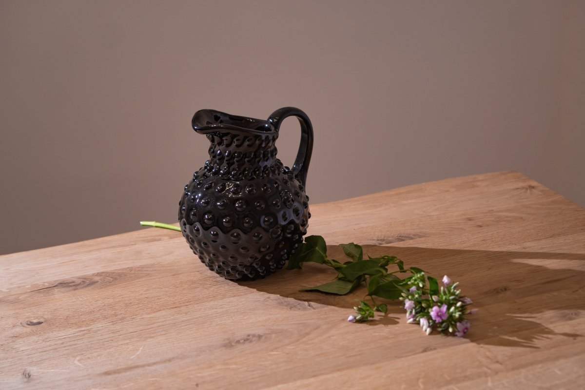 Black Hobnail Jug Small - KLIMCHI