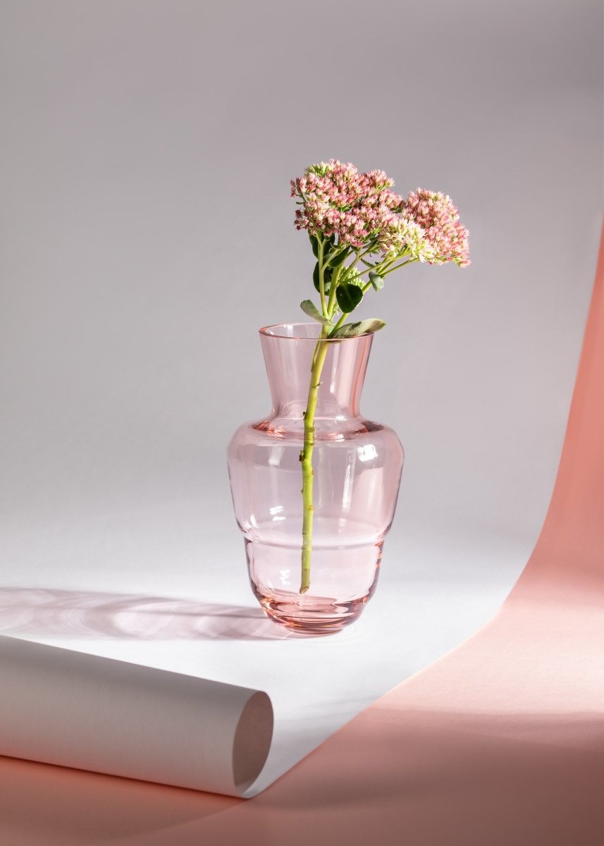 SHADOWS <br> Vase in Suede Pink - KLIMCHI