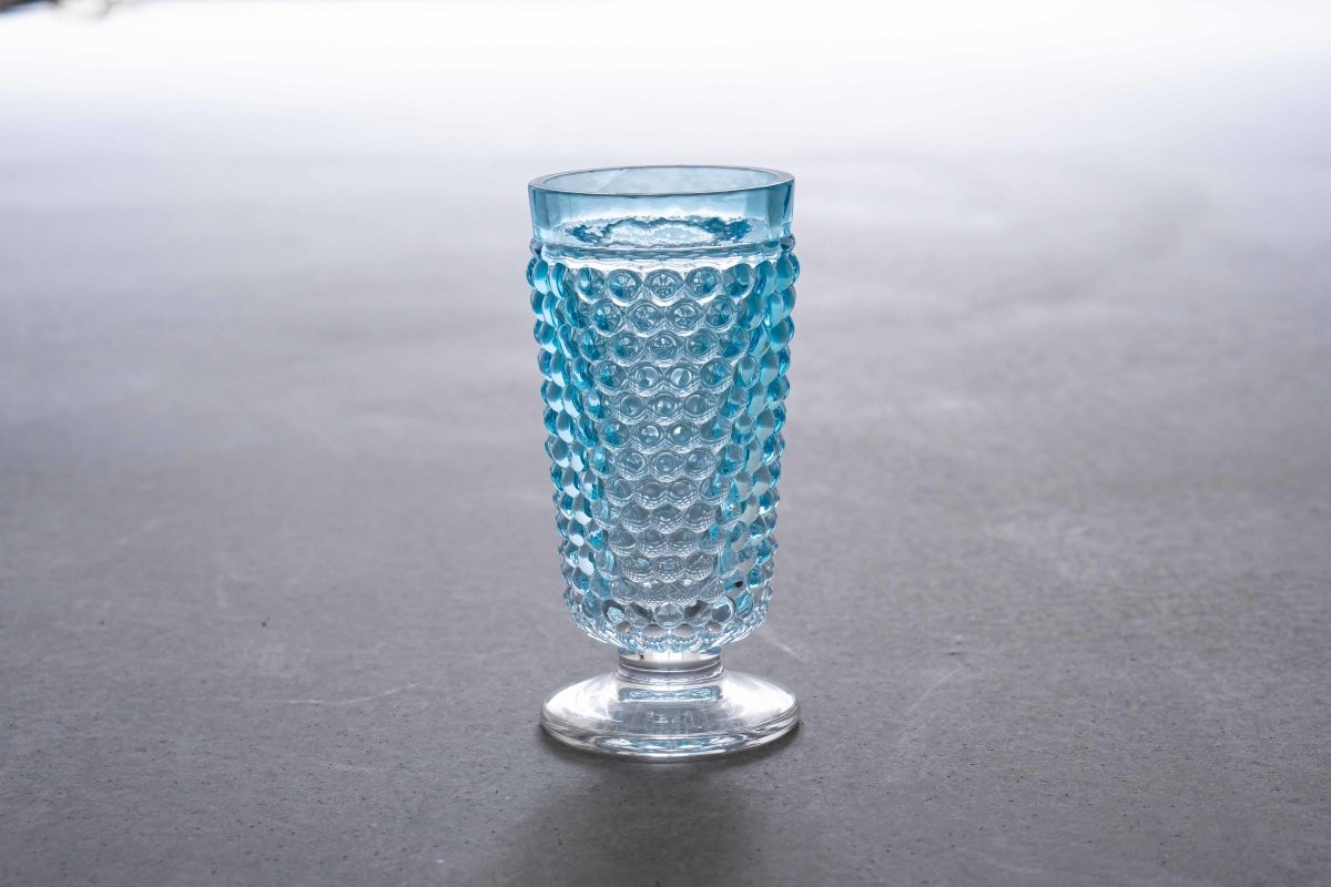 Underlay Azure Hobnail Goblet (set of 2 pieces) - KLIMCHI